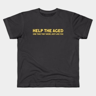 Help the aged 2, mustard Kids T-Shirt